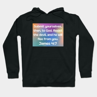 Bible Verse James 4:7 Hoodie